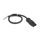 Lupa-con Kabel 3x 1,5  0,5m Männlich Schwarz EPCOM/3