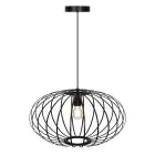 D'Lite Pendelleuchte Kemmel Metall Und Plastik Matt Schwarz | Geeignet Für 1x E27