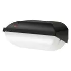 Philips LED Sicherheit Coreline BWC110 Schwarz 9W 900lm - 830  | 242x110mm - IP54 - Lichtsensor