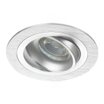 Einbau Spot Logic MR16 schwenkbar Aluminium | Ausschnitt 80mm - GU10 Sockel