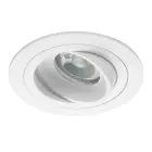 Einbau Spot Logic MR16 schwenkbar Weiß | Ausschnitt 80mm - GU10 Sockel
