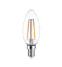LED E14 Kerze Fadenlampe Klar 2.5W 250lm - 827 | Ersatz für 25W
