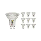 Mehrfachpackung 10x LED-Spot GU10 PAR16 5.5W 560lm 36D - 830 | Ersatz für 80W