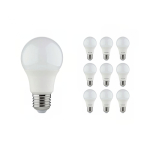 Mehrfachpackung 10x LED E27 Birne Matt 4.9W 480lm - 840 | Ersatz für 40W