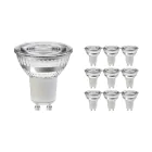 Mehrfachpackung 10x LED-Spot GU10 PAR16 5W 520lm 36D - 840 | Ersatz für 80W
