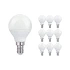 Mehrfachpackung 10x LED E14 Kugel Matt 4.5W 470lm - 827 | Ersatz für 40W