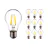 Mehrfachpackung 10x LED E27 Birne Fadenlampe Klar 4.5W 470lm - 840 | Ersatz für 40W
