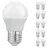 Mehrfachpackung 10x Classic LED E27 Kugel Fadenlampe Klar 4.5W 470lm - 827  | Ersatz Für 40W