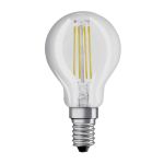 Osram Retrofit LED E14 Boule Filament Claire 4W 470lm - 840  | Remplacement 40W Osram Retrofit LED E14 Boule Filament Claire 4W 470lm - 840  | Remplacement 40W