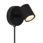 D'Lite Spot Trop Métal Sablonneux Noir | Convient Pour 1x GU10 D'Lite Spot Trop Métal Sablonneux Noir | Convient Pour 1x GU10