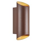 Nordlux Nico Applique Murale Aluminium Rouille Up & Down | IP54 - Convient pour 2x GU10 Nordlux Nico Applique Murale Aluminium Rouille Up & Down | IP54 - Convient pour 2x GU10