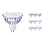 Lot 10x Philips Corepro LED Spot GU5.3 MR16 7W 621lm 36D - 830 Blanc Chaud | Équivalent 50W Lot 10x Philips Corepro LED Spot GU5.3 MR16 7W 621lm 36D - 830 Blanc Chaud | Équivalent 50W