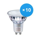 Lot 10x Philips MASTER Value LED Spot GU10 PAR16 3.7W 270lm 36D - 930 Blanc Chaud | Meilleur rendu des couleurs - Dimmable - Équivalent 35W Lot 10x Philips MASTER Value LED Spot GU10 PAR16 3.7W 270lm 36D - 930 Blanc Chaud | Meilleur rendu des couleurs - Dimmable - Équivalent 35W