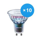 Lot 10x Philips MASTER LED Spot ExpertColor GU10 PAR16 5.5W 375lm 25D - 930 Blanc Chaud | Meilleur rendu des couleurs - Dimmable - Équivalent 50W Lot 10x Philips MASTER LED Spot ExpertColor GU10 PAR16 5.5W 375lm 25D - 930 Blanc Chaud | Meilleur rendu des couleurs - Dimmable - Équivalent 50W