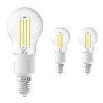 Lot 3x Calex Smart Tuya Wifi E14 Boule 4.5W 450lm - 818-830 Accordable Blanc | Dimmable - Remplacement 40W  Lot 3x Calex Smart Tuya Wifi E14 Boule 4.5W 450lm - 818-830 Accordable Blanc | Dimmable - Remplacement 40W