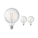 Lot 3x Calex Smart Tuya Wifi E27 Globe Filament 7.5W 1055lm - 818-830 Accordable Blanc | Dimmable - Remplacement 75W  Lot 3x Calex Smart Tuya Wifi E27 Globe Filament 7.5W 1055lm - 818-830 Accordable Blanc | Dimmable - Remplacement 75W