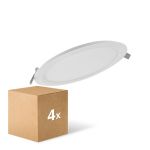 Lot 4x Ledvance Spot Encastrable LED Ronde DN210 18W 1530lm 120D - 830  | 225mm Lot 4x Ledvance Spot Encastrable LED Ronde DN210 18W 1530lm 120D - 830  | 225mm