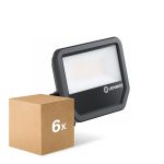 Lot 6x Ledvance Projecteur LED Aluminium Noir 69W 10000lm 100D - 840  | IP66 - Symétrique Lot 6x Ledvance Projecteur LED Aluminium Noir 69W 10000lm 100D - 840  | IP66 - Symétrique
