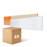 Lot 4x Ledvance Dalle LED Compact Aluminium Blanc 33W 3630lm - 840  | 120x30cm Lot 4x Ledvance Dalle LED Compact Aluminium Blanc 33W 3630lm - 840  | 120x30cm
