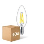 Lot 10x Philips MASTER LED E14 Bougie Filament Claire 2.5W 340lm - 922-927 Dim To Warm | Meilleur Rendu De Couleur - Dimmable - Remplacement 25W Lot 10x Philips MASTER LED E14 Bougie Filament Claire 2.5W 340lm - 922-927 Dim To Warm | Meilleur Rendu De Couleur - Dimmable - Remplacement 25W