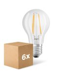 Lot 6x Ledvance Classic LED E27 Poire Filament Claire 7W 806lm - 827 Blanc Très Chaud | Dimmable - Remplacement 60W Lot 6x Ledvance Classic LED E27 Poire Filament Claire 7W 806lm - 827 Blanc Très Chaud | Dimmable - Remplacement 60W