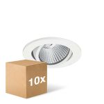 Lot 10x Philips Spot LED Claire Accent G2 RS061B 6W 550lm 36D - 840  | 80mm - Dimmable  Lot 10x Philips Spot LED Claire Accent G2 RS061B 6W 550lm 36D - 840  | 80mm - Dimmable