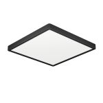 Eglo Plafonnier Éclairage de salle de bains Fueva 6 Plastique Noir 10.5W 1700lm - 827-840-865 CCT Eglo Plafonnier Éclairage de salle de bains Fueva 6 Plastique Noir 10.5W 1700lm - 827-840-865 CCT