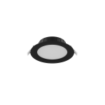 Spot Encastrable LED Plat Encastré Noir 9W 900lm 80D - 827-830-840 CCT | 146mm - Diamètre 120mm Spot Encastrable LED Plat Encastré Noir 9W 900lm 80D - 827-830-840 CCT | 146mm - Diamètre 120mm