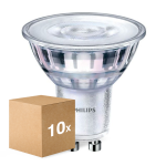 Lot 10x Philips Corepro LED Spot GU10 PAR16 4W 345lm 36D - 827 Blanc Très Chaud | Dimmable - Équivalent 50W Lot 10x Philips Corepro LED Spot GU10 PAR16 4W 345lm 36D - 827 Blanc Très Chaud | Dimmable - Équivalent 50W