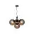 Nordlux Suspension luminaire Ivona 4x E27 Noir - Métal | Max. 28W