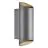 Nordlux Nico Extérieur applique murale Aluminium Anthracite | Convient pour 2x GU10
