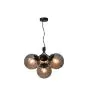 Nordlux Suspension luminaire Ivona 4x E27 Noir - Métal | Max. 28W