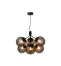 Nordlux Suspension luminaire Ivona 6x E27 Noir - Métal | Max. 28W