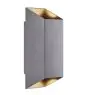 Nordlux Nico Extérieur applique murale Aluminium Anthracite | Convient pour 2x GU10