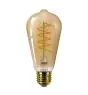 Philips MASTER Value LEDbulb E27 Edison Filament Dorée 4W 250lm - 818  | Dimmable - Remplacement 25W