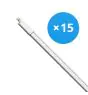 Lot 15x Réglette LED Étanche 27W 2970lm - 840  | 150cm