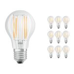 Lot 10x Ledvance CLASSIC LED E27 Poire Filament Claire 7.5W 1055lm - 827 | Dimmable - Remplacement 75W