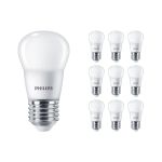 Lot 10x Philips Corepro LEDluster E27 Boule Dépolie 2.8W 250lm - 827  | Remplacement 25W