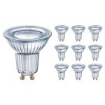Lot 10x Ledvance Performance Spot LED Réflecteur GU10 PAR16 4.3W 350lm 120D - 827  | Remplacement 30W