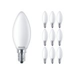 Lot 10x Philips Corepro LEDcandle E14 Dépolie 2.2W 250lm 827  | Remplacement 25W