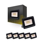 Lot 6x Projecteur LED 20W 2000lm 100D - 830  | IP66 - Symétrique