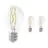 Lot 3x Calex Smart Tuya Wifi E27 Poire Filament 7W 806lm - 818-830 Accordable Blanc | Dimmable - Remplacement 60W
