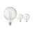 Lot 3x Calex Smart Tuya Wifi E27 Globe Filament 7.5W 1055lm - 818-830 Accordable Blanc | Dimmable - Remplacement 75W