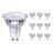 Lot 10x Philips Corepro LED Spot GU10 PAR16 4W 345lm 36D - 830 Blanc Chaud | Équivalent 50W