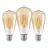 Lot 3x Eglo LED Edison E27 Filament Ambre 12W 400lm - 822 Blanc Très Chaud | Remplacement 40W