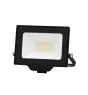 Projecteur LED Aluminium Noir 20W 2200lm 100D - 830 Blanc Chaud | IP65 - Symétrique