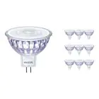Lot 10x Philips Corepro LEDspot GU5.3 MR16 7W 621lm 36D - 830  | Remplacement 50W
