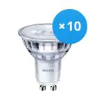 Lot 10x Philips Corepro LEDspot GU10 PAR16 3W 240lm 36D - 840  | Dimmable - Remplacement 35W