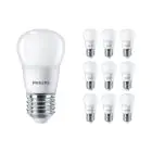 Lot 10x Philips Corepro LEDluster E27 Boule Dépolie 2.8W 250lm - 827  | Remplacement 25W