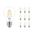 Lot 10x Philips Corepro LEDbulb E27 Poire Claire 4.3W 470lm - 827  | Remplacement 40W